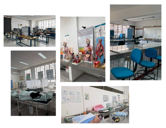 Foto dos laboratorios do CEEP